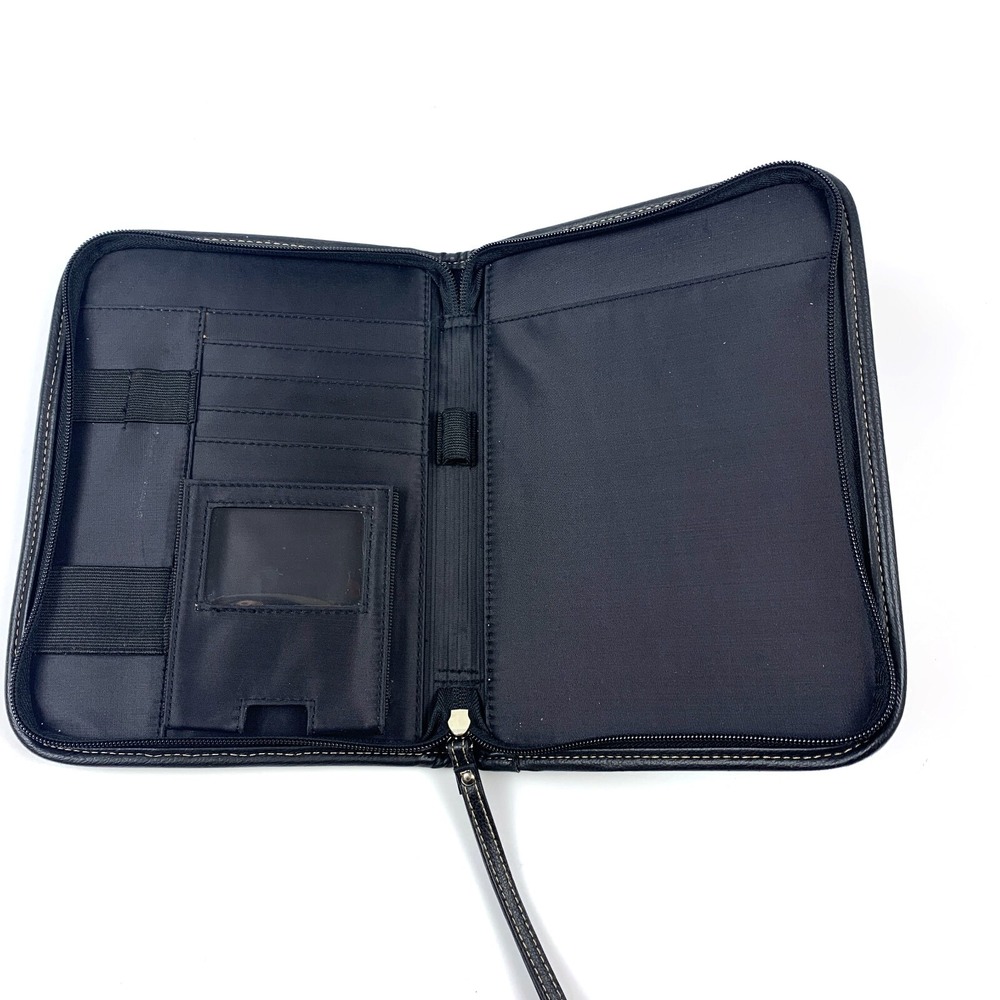 Pampered Chef Black Consultant‎ Logo Organizer 9 3/4" x 7 1/2" No Paper or Pen